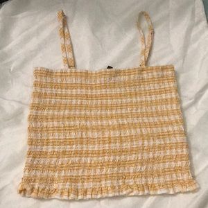 Yellow Striped Top